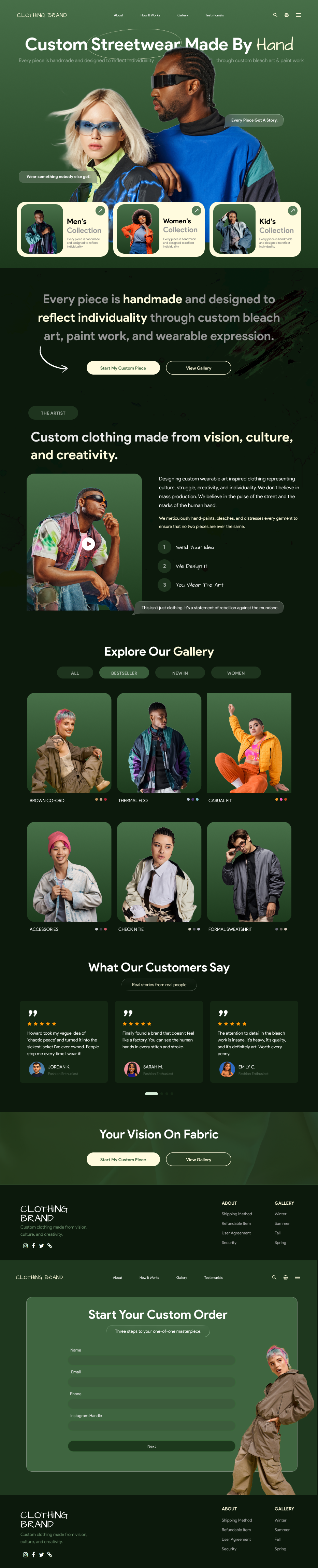 Custom Streetwear Clothing Brand – OKRA™ Website website preview